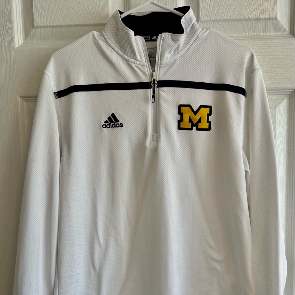 Adidas Michigan Pull Over Jacket Sz S